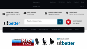 What Sitbetter.com website looked like in 2016 (8 years ago)