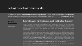 What Schnitte-schnittmuster.de website looked like in 2016 (8 years ago)