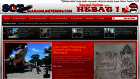 What Suaraonlineterkini.com website looked like in 2016 (8 years ago)
