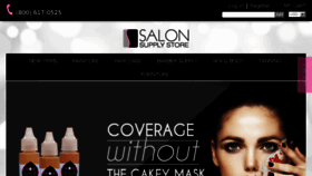What Salonsupplystore.com website looked like in 2016 (8 years ago)