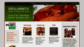 What Spolumbos.com website looked like in 2016 (8 years ago)