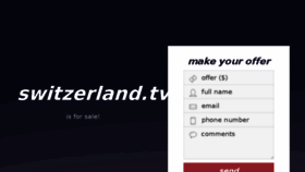 What Switzerland.tv website looked like in 2016 (8 years ago)