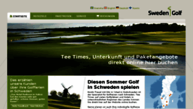What Sweden-golf.de website looked like in 2016 (8 years ago)