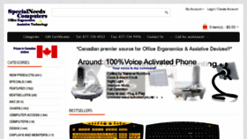 What Specialneedscomputers.ca website looked like in 2016 (8 years ago)