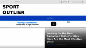 What Sportoutlier.com website looked like in 2016 (8 years ago)