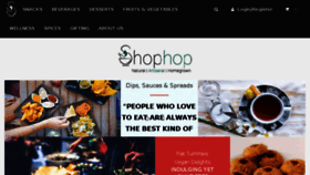 What Shophop.co.in website looked like in 2016 (8 years ago)