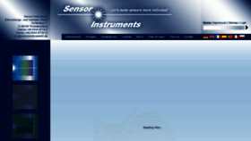 What Sensorinstruments.de website looked like in 2016 (8 years ago)