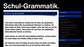 What Schul-grammatik.de website looked like in 2016 (8 years ago)