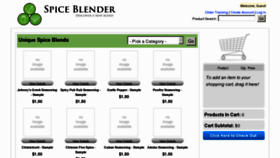 What Spiceblender.com website looked like in 2011 (12 years ago)