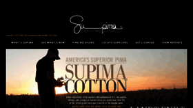 What Supima.com website looked like in 2016 (8 years ago)