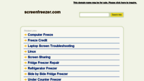 What Screenfreezer.com website looked like in 2016 (8 years ago)