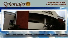 What Senoriales.com website looked like in 2016 (8 years ago)