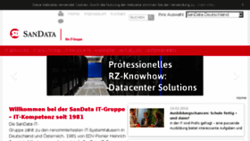 What Sandata.de website looked like in 2016 (8 years ago)