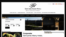 What Sjahotels.com website looked like in 2016 (8 years ago)