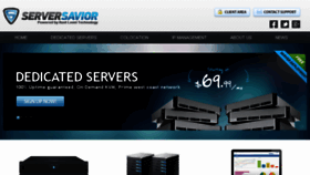 What Serversavior.com website looked like in 2016 (8 years ago)