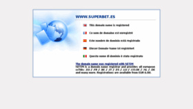 What Superbet.es website looked like in 2016 (8 years ago)