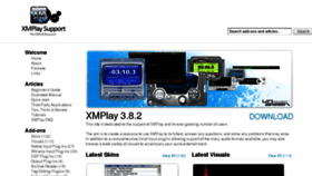 What Support.xmplay.com website looked like in 2016 (8 years ago)