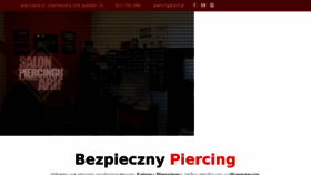 What Salon-piercingu.pl website looked like in 2016 (8 years ago)
