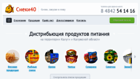 What Sneki40.ru website looked like in 2016 (8 years ago)