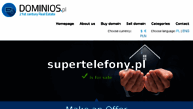 What Supertelefony.pl website looked like in 2016 (8 years ago)