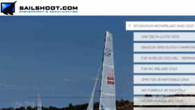 What Sailshoot.com website looked like in 2016 (8 years ago)