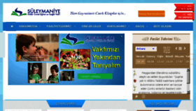 What Suleymaniyevakfi.com.tr website looked like in 2016 (8 years ago)