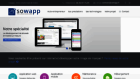 What Sowapp.fr website looked like in 2016 (8 years ago)