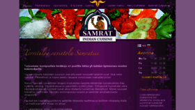 What Samrat.fi website looked like in 2016 (8 years ago)