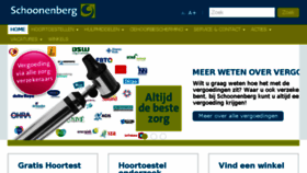What Schoonenberg.nl website looked like in 2016 (8 years ago)
