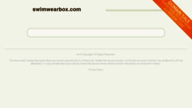 What Swimwearbox.com website looked like in 2016 (8 years ago)