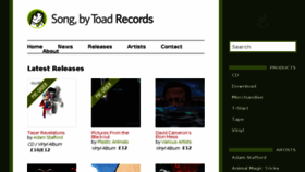 What Songbytoadrecords.com website looked like in 2016 (8 years ago)