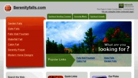 What Serenityfalls.com website looked like in 2016 (8 years ago)