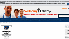 What Skutecznylekarz.pl website looked like in 2016 (8 years ago)