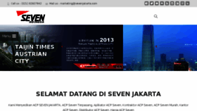 What Sevenjakarta.com website looked like in 2016 (8 years ago)