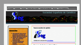 What Segenetica.es website looked like in 2016 (8 years ago)
