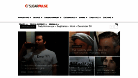 What Sugarpulse.com website looked like in 2016 (8 years ago)
