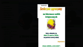 What Sp6zdwola.szkolnastrona.pl website looked like in 2016 (8 years ago)