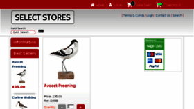 What Selectstores.co.uk website looked like in 2016 (8 years ago)