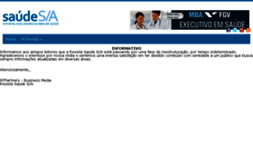 What Saudesa.com.br website looked like in 2016 (8 years ago)