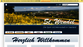 What Sankt-wendel.de website looked like in 2016 (8 years ago)