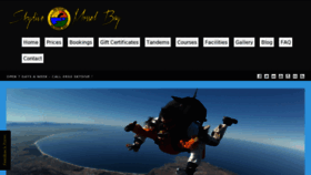 What Skydivemosselbay.com website looked like in 2016 (8 years ago)