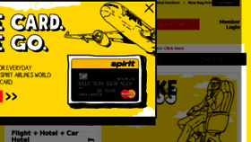 What Spiritairlines.com website looked like in 2016 (8 years ago)