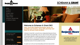 What Schemanandgrant.com website looked like in 2016 (8 years ago)