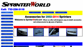 What Sprinterworld.com website looked like in 2016 (8 years ago)