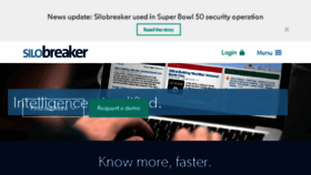 What Silobreaker.se website looked like in 2016 (8 years ago)