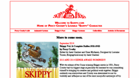 What Skippy.com website looked like in 2016 (8 years ago)