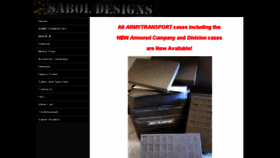 What Saboldesigns.net website looked like in 2016 (8 years ago)