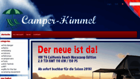 What Shop.camper-himmel.de website looked like in 2016 (8 years ago)