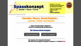 What Spasskonzept.de website looked like in 2016 (8 years ago)