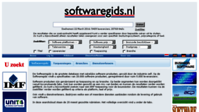 What Softwaregids.nl website looked like in 2016 (8 years ago)